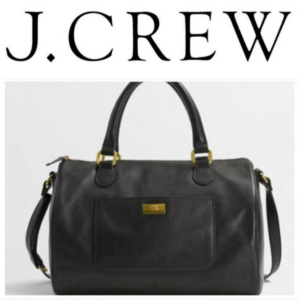 🚚J Crew Factory Black Dorset Satchel
